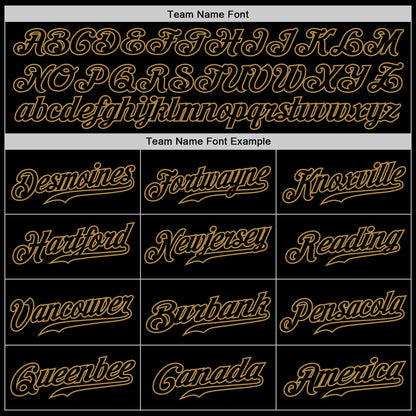 Custom Gray Black-Old Gold Authentic Gradient Fashion Baseball Jersey - Sky-Custom