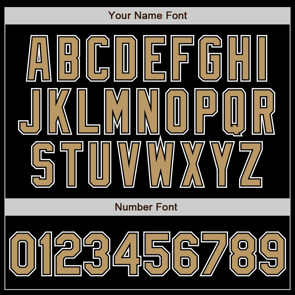 Custom Black Old Gold-White Authentic Gradient Fashion Baseball Jersey - Sky-Custom