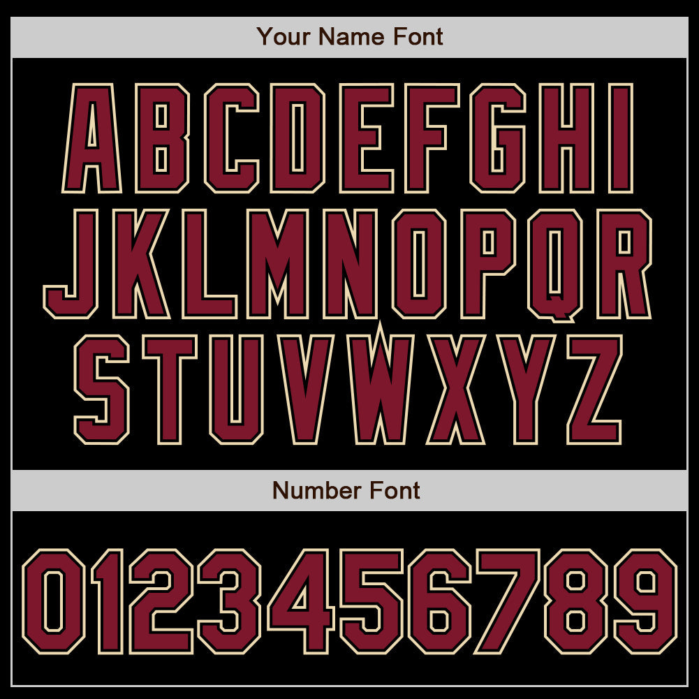 Custom Black Crimson-Cream Authentic Gradient Fashion Baseball Jersey - Sky-Custom