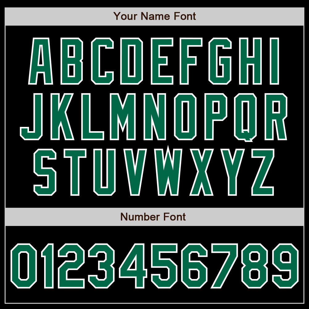 Custom Black Kelly Green Pink-White Authentic Gradient Fashion Baseball Jersey - Sky-Custom