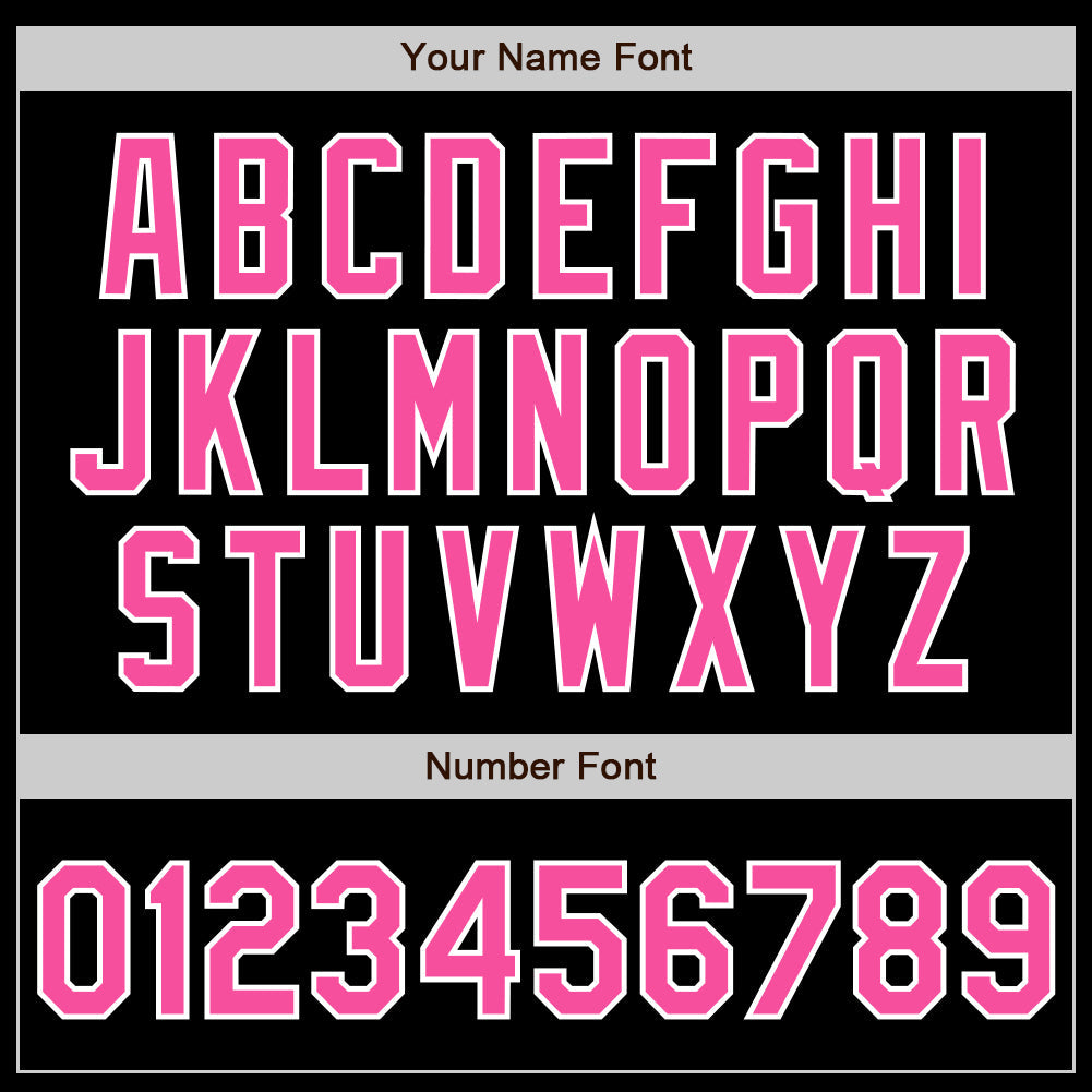 Custom Black Pink Light Blue-White Authentic Gradient Fashion Baseball Jersey - Sky-Custom