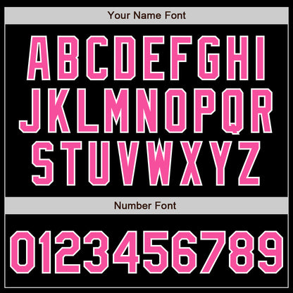 Custom Black Pink Light Blue-White Authentic Gradient Fashion Baseball Jersey - Sky-Custom