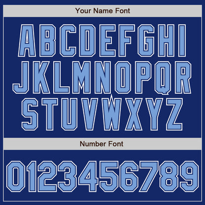 Custom Royal Light Blue-White Authentic Gradient Fashion Baseball Jersey - Sky-Custom