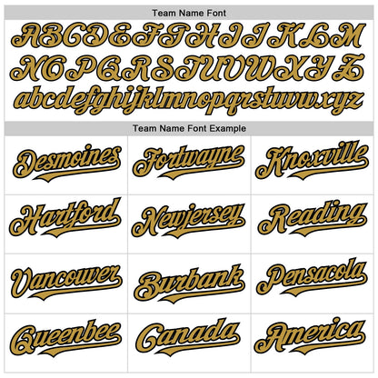 Custom White Pinstripe Old Gold-Black Authentic Fade Fashion Baseball Jersey - Sky-Custom