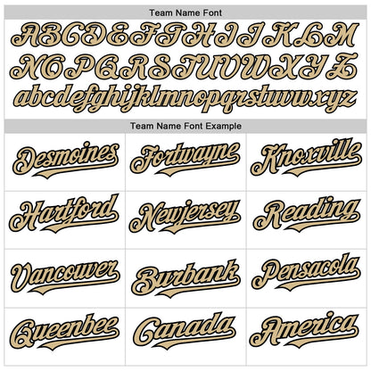 Custom White Pinstripe Vegas Gold-Black Authentic Fade Fashion Baseball Jersey - Sky-Custom