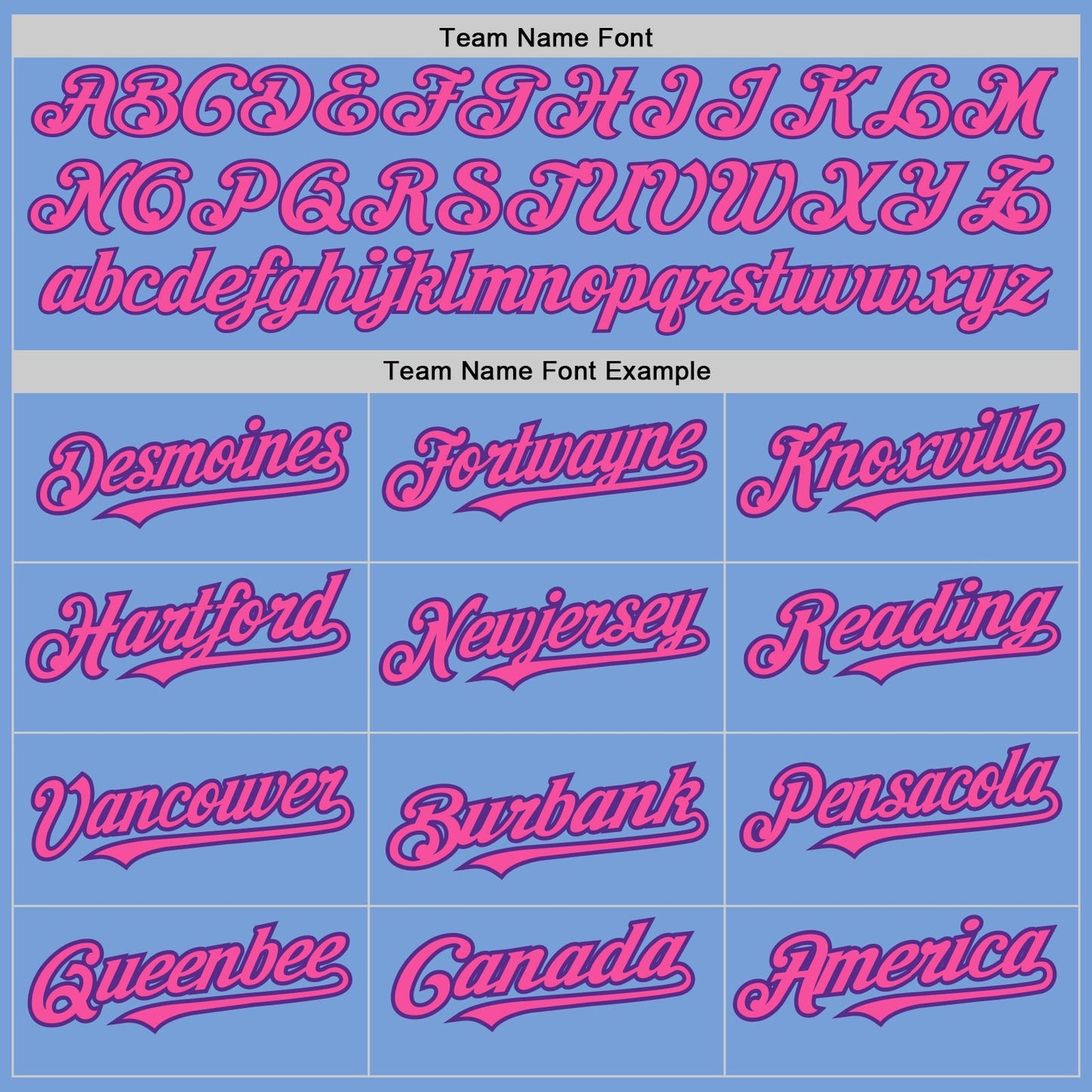 Custom Light Blue Pinstripe Pink-Purple Authentic Fade Fashion Baseball Jersey - Sky-Custom