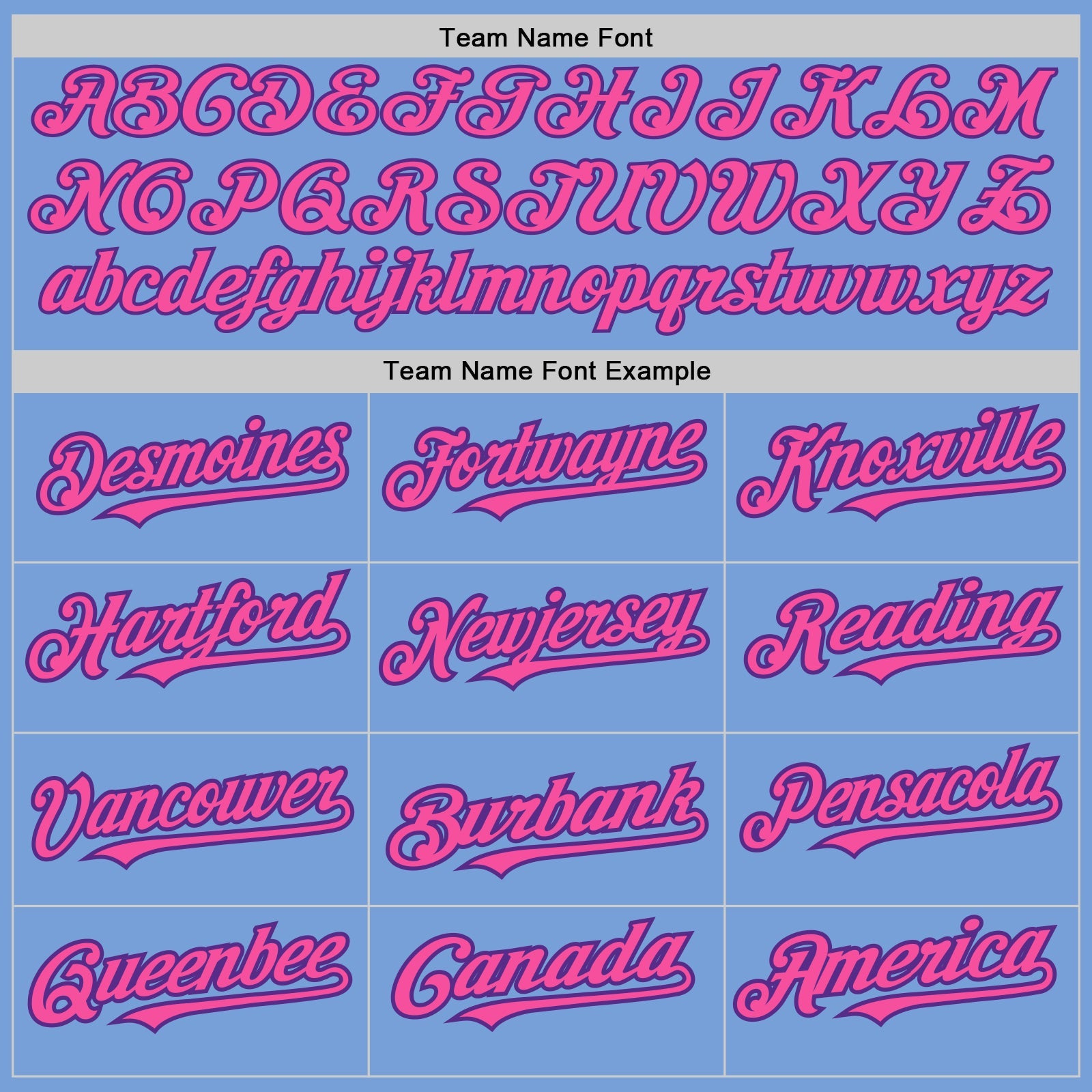 Custom Light Blue Pinstripe Pink-Purple Authentic Fade Fashion Baseball Jersey - Sky-Custom