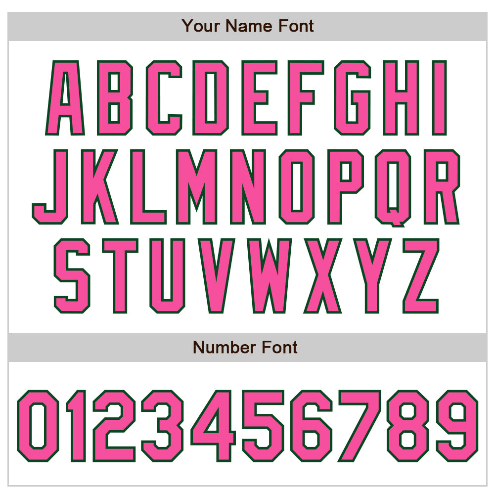 Custom White Pinstripe Pink-Green Authentic Fade Fashion Baseball Jersey - Sky-Custom