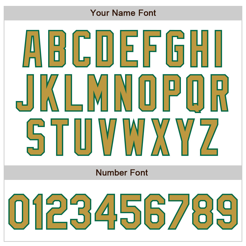 Custom White Pinstripe Old Gold-Kelly Green Authentic Fade Fashion Baseball Jersey - Sky-Custom