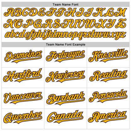 Custom White Pinstripe Gold-Brown Authentic Fade Fashion Baseball Jersey - Sky-Custom