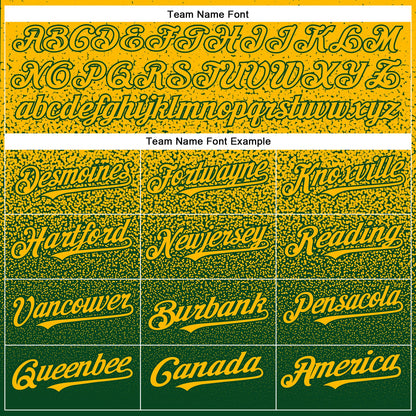 Custom Gold Green Authentic Fade Fashion Baseball Jersey - Sky-Custom