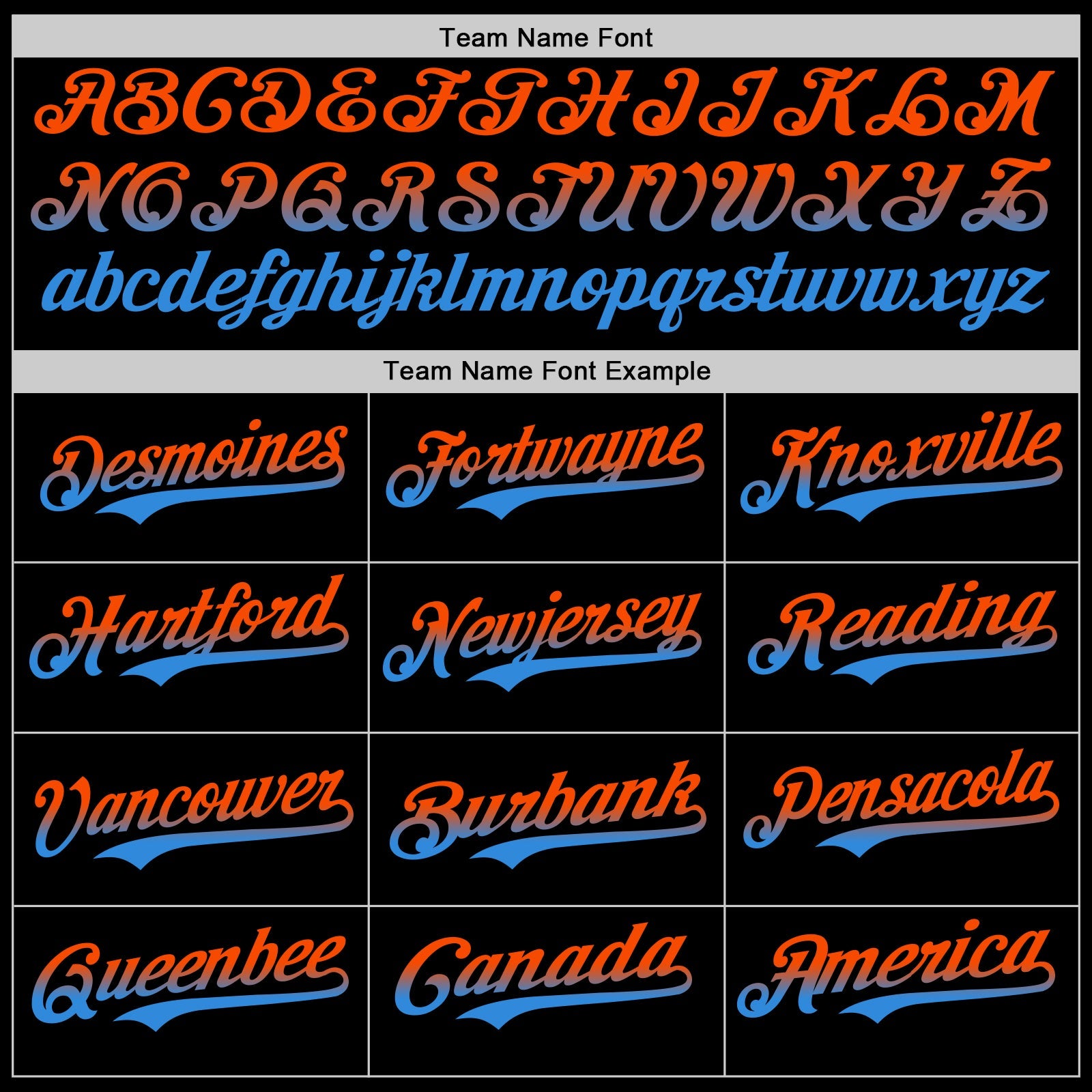 Custom Black Orange-Electric Blue Authentic Fade Fashion Baseball Jersey - Sky-Custom