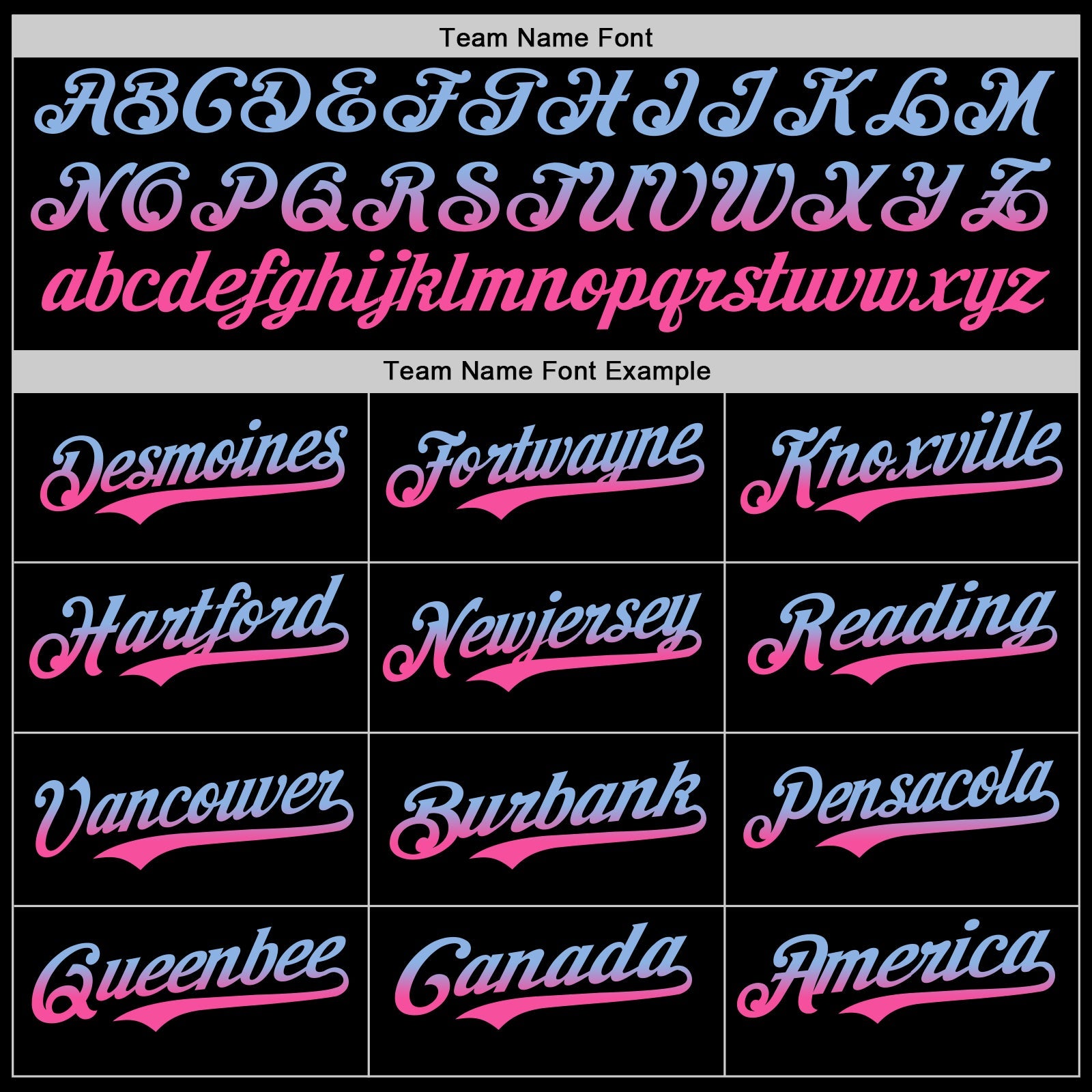 Custom Black Light Blue-Pink Authentic Fade Fashion Baseball Jersey - Sky-Custom
