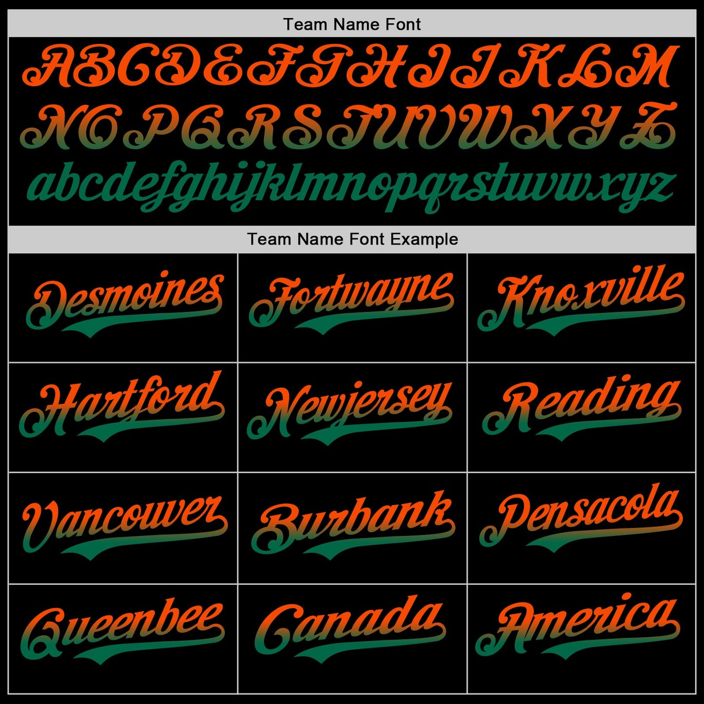 Custom Black Orange-Kelly Green Authentic Fade Fashion Baseball Jersey - Sky-Custom