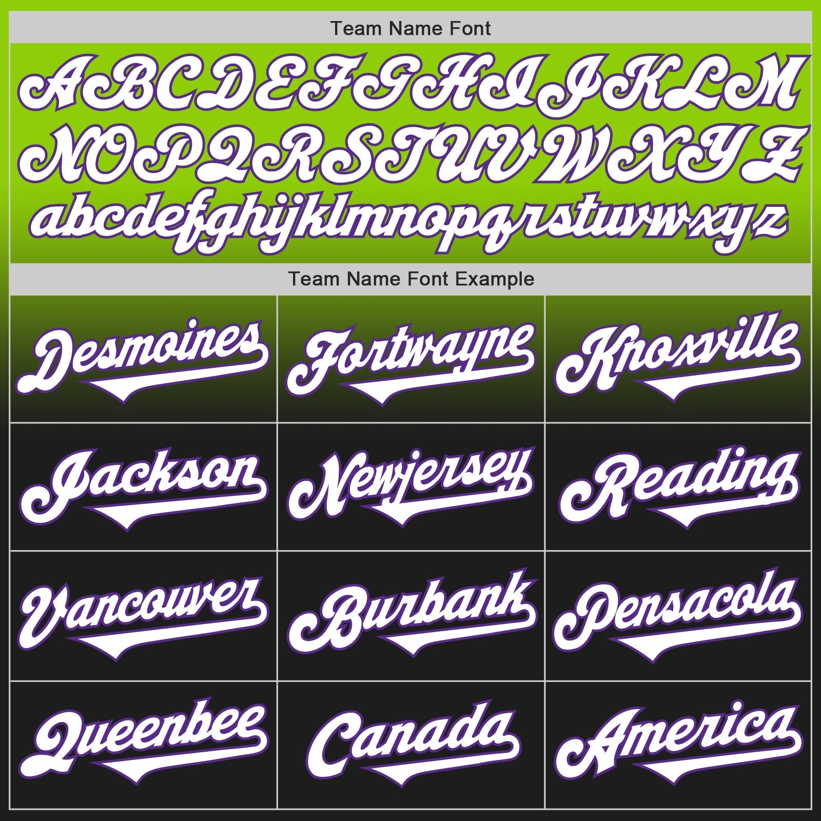 Custom Neon Green Black-Purple Authentic Fade Fashion Baseball Jersey - Sky-Custom
