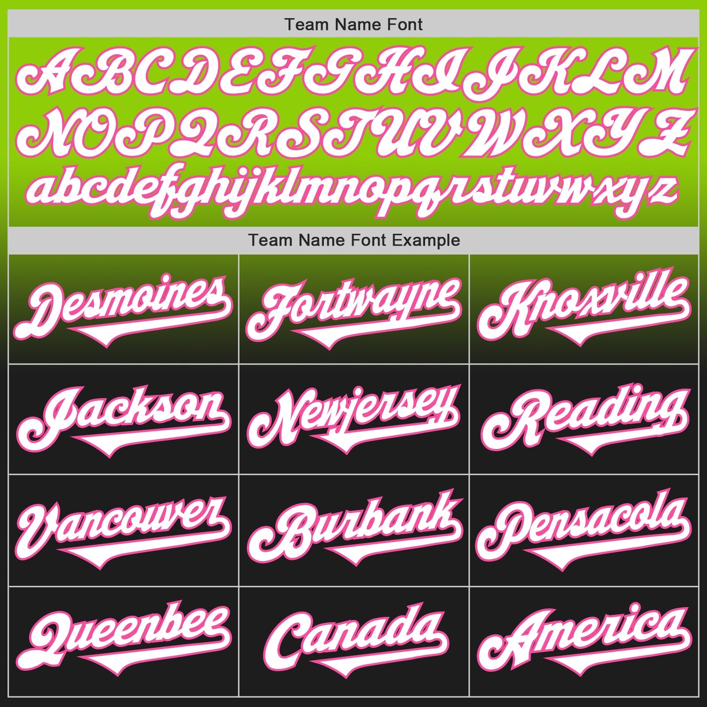 Custom Neon Green Black-Pink Authentic Fade Fashion Baseball Jersey - Sky-Custom