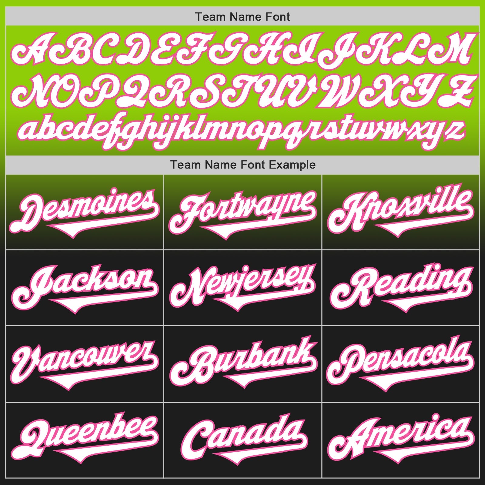 Custom Neon Green Black-Pink Authentic Fade Fashion Baseball Jersey - Sky-Custom