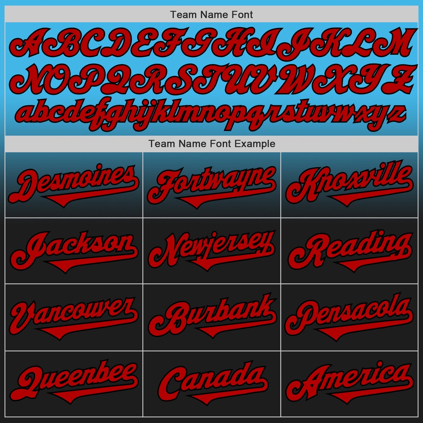 Custom Sky Blue Red-Black Authentic Fade Fashion Baseball Jersey - Sky-Custom