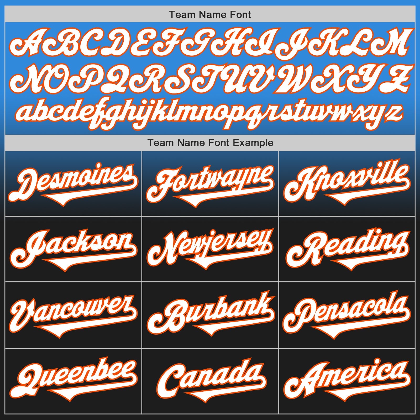 Custom Electric Blue Black-Orange Authentic Fade Fashion Baseball Jersey - Sky-Custom