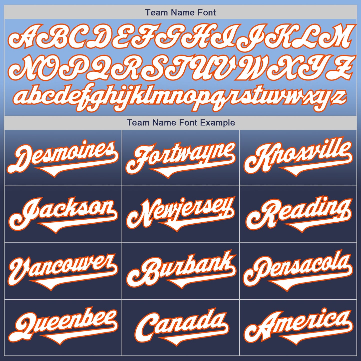 Custom Light Blue Navy-Orange Authentic Fade Fashion Baseball Jersey - Sky-Custom