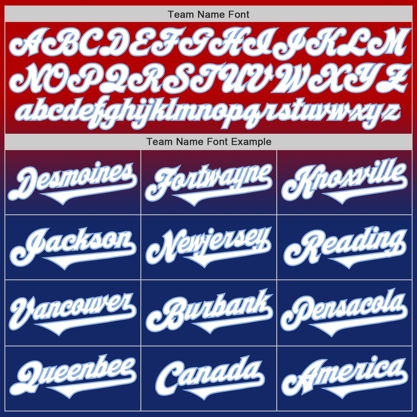 Custom Red White Royal-Light Blue Authentic Fade Fashion Baseball Jersey - Sky-Custom