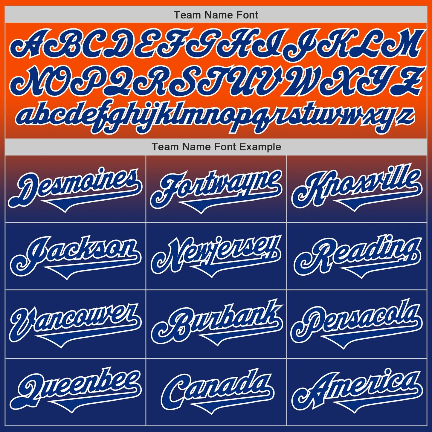 Custom Orange Royal-White Authentic Fade Fashion Baseball Jersey - Sky-Custom