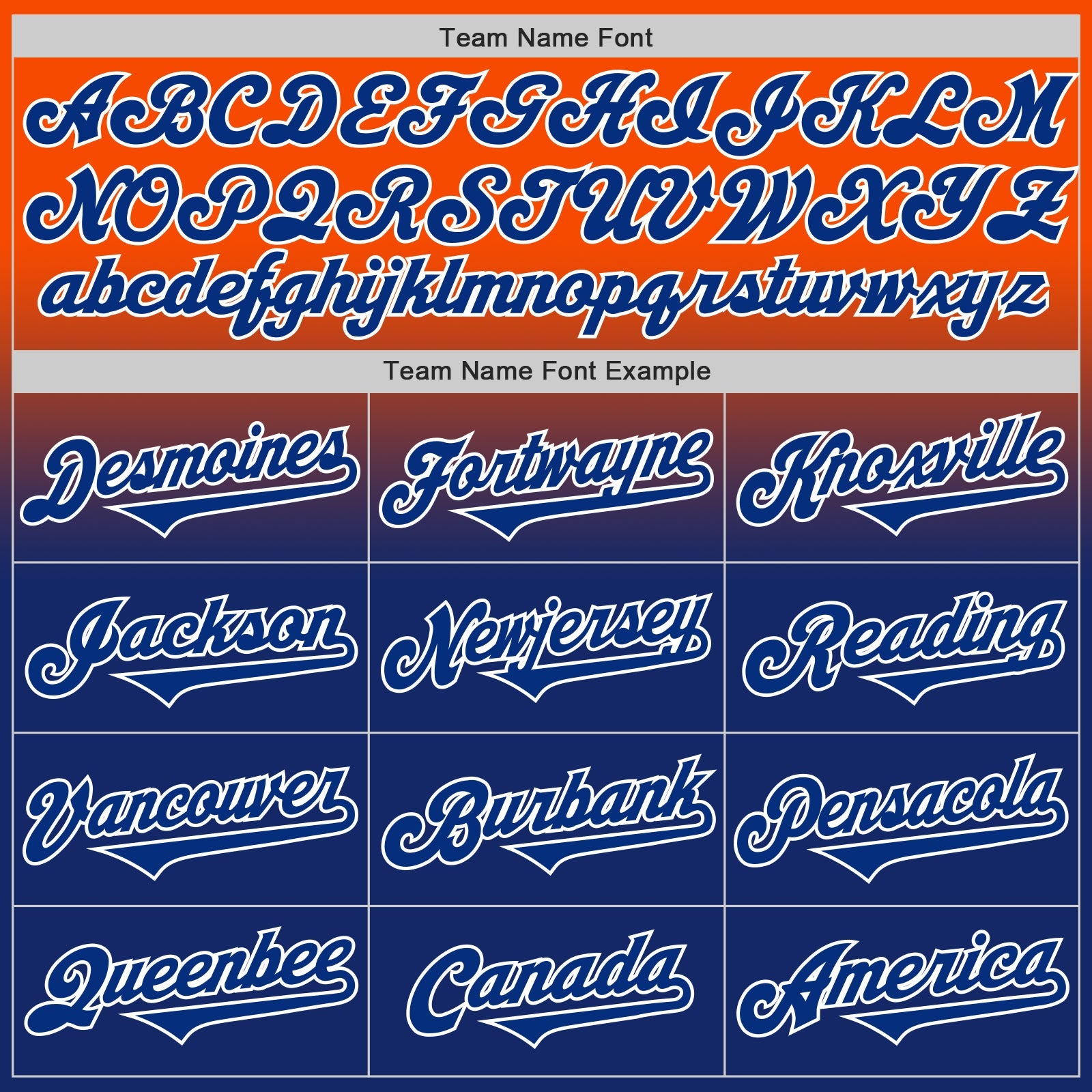 Custom Orange Royal-White Authentic Fade Fashion Baseball Jersey - Sky-Custom