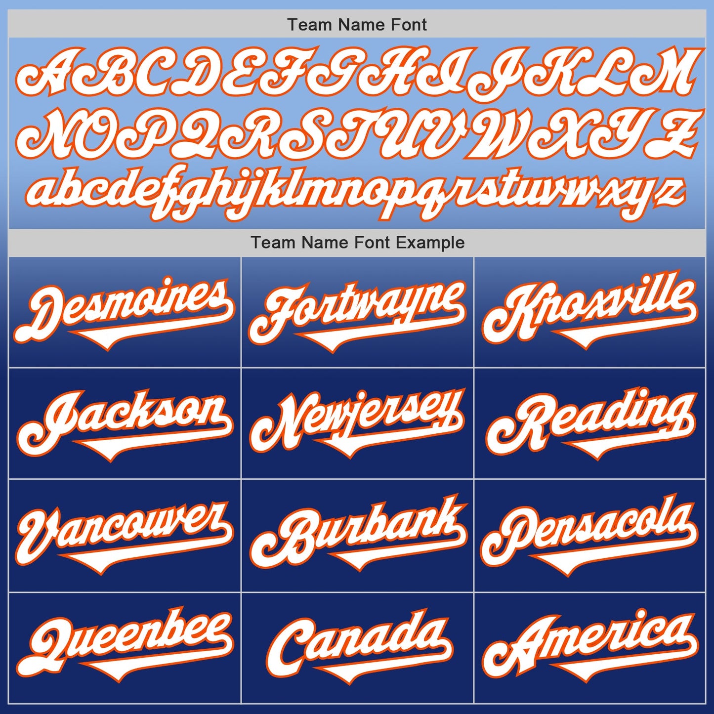 Custom Light Blue White Royal-Orange Authentic Fade Fashion Baseball Jersey - Sky-Custom