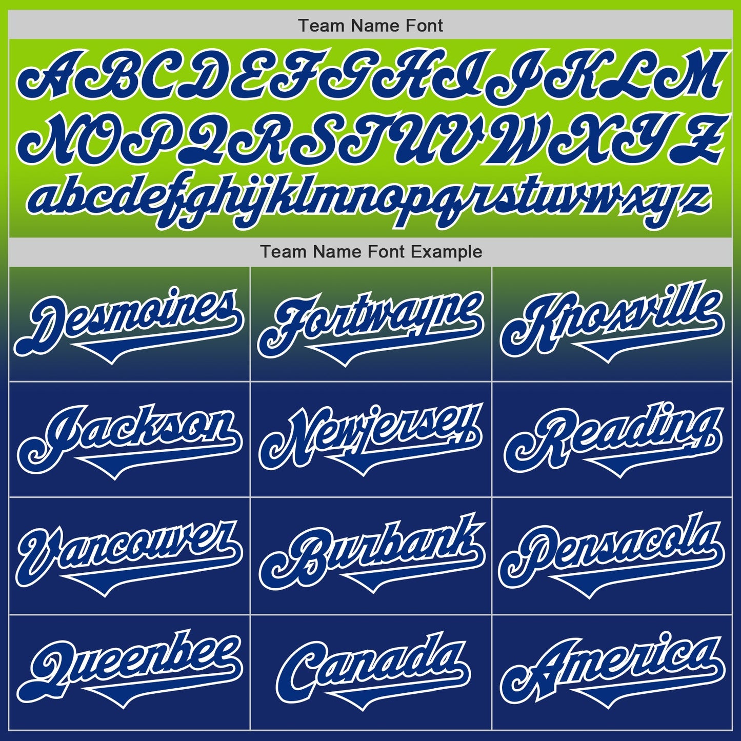Custom Neon Green Royal-White Authentic Fade Fashion Baseball Jersey - Sky-Custom