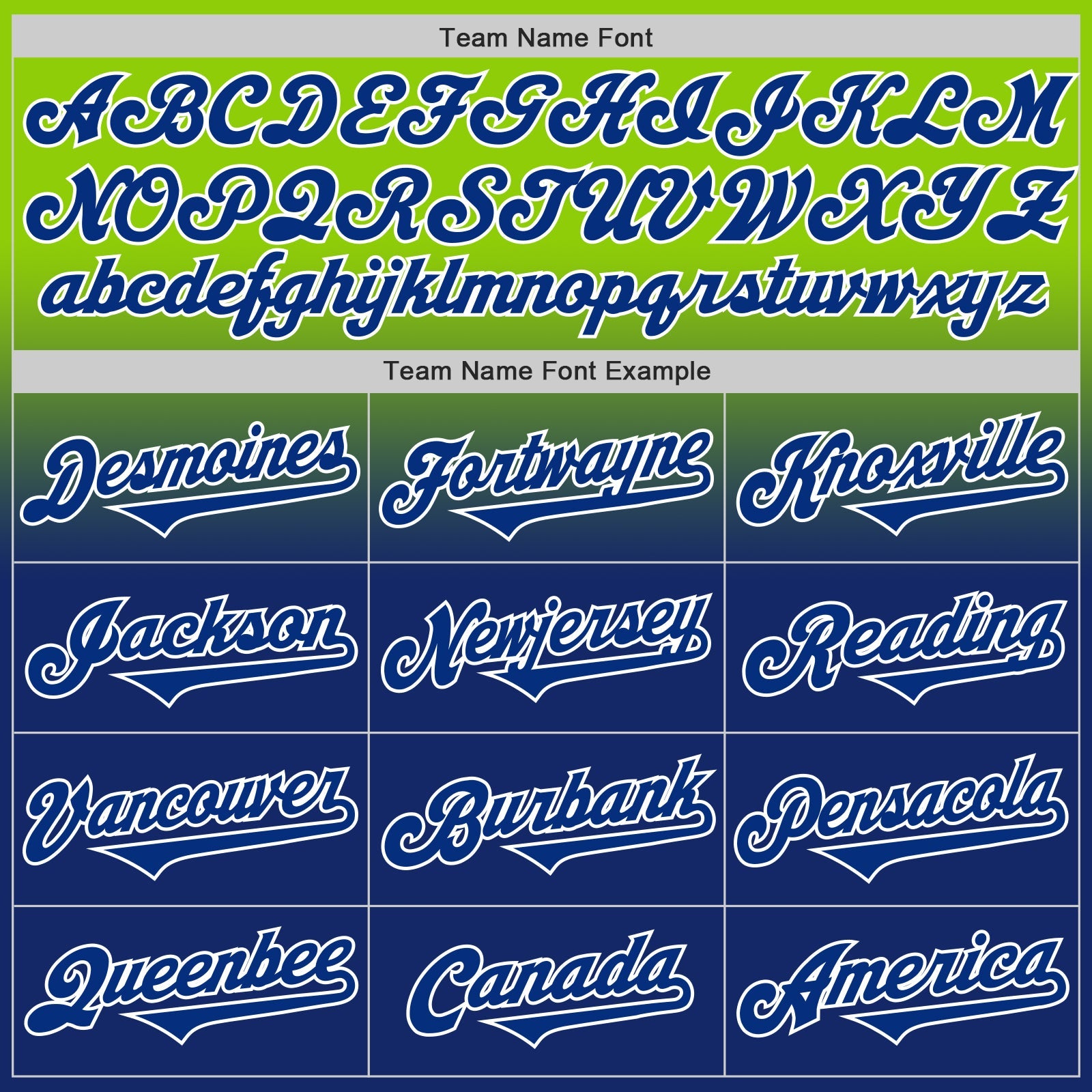 Custom Neon Green Royal-White Authentic Fade Fashion Baseball Jersey - Sky-Custom