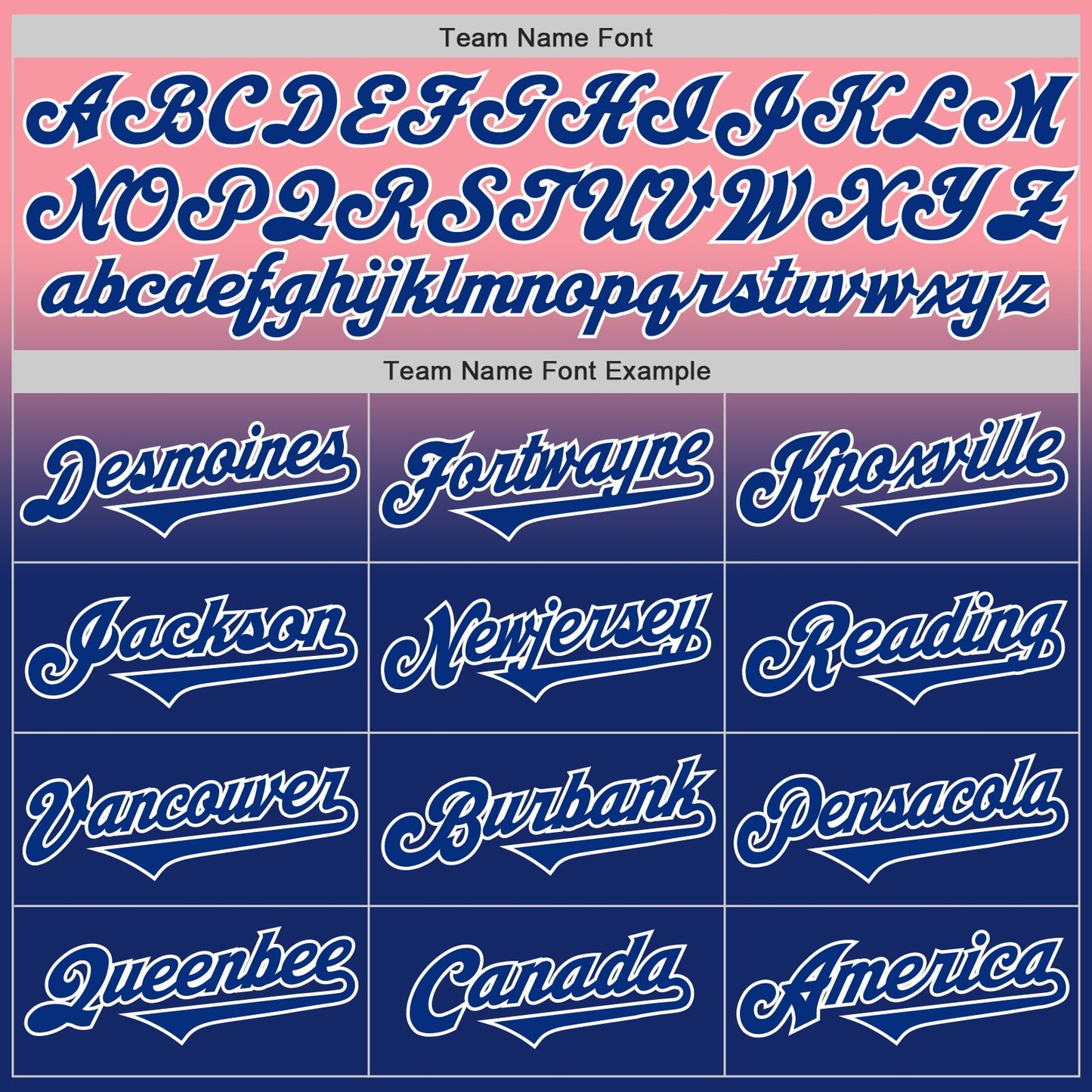 Custom Medium Pink Royal-White Authentic Fade Fashion Baseball Jersey - Sky-Custom