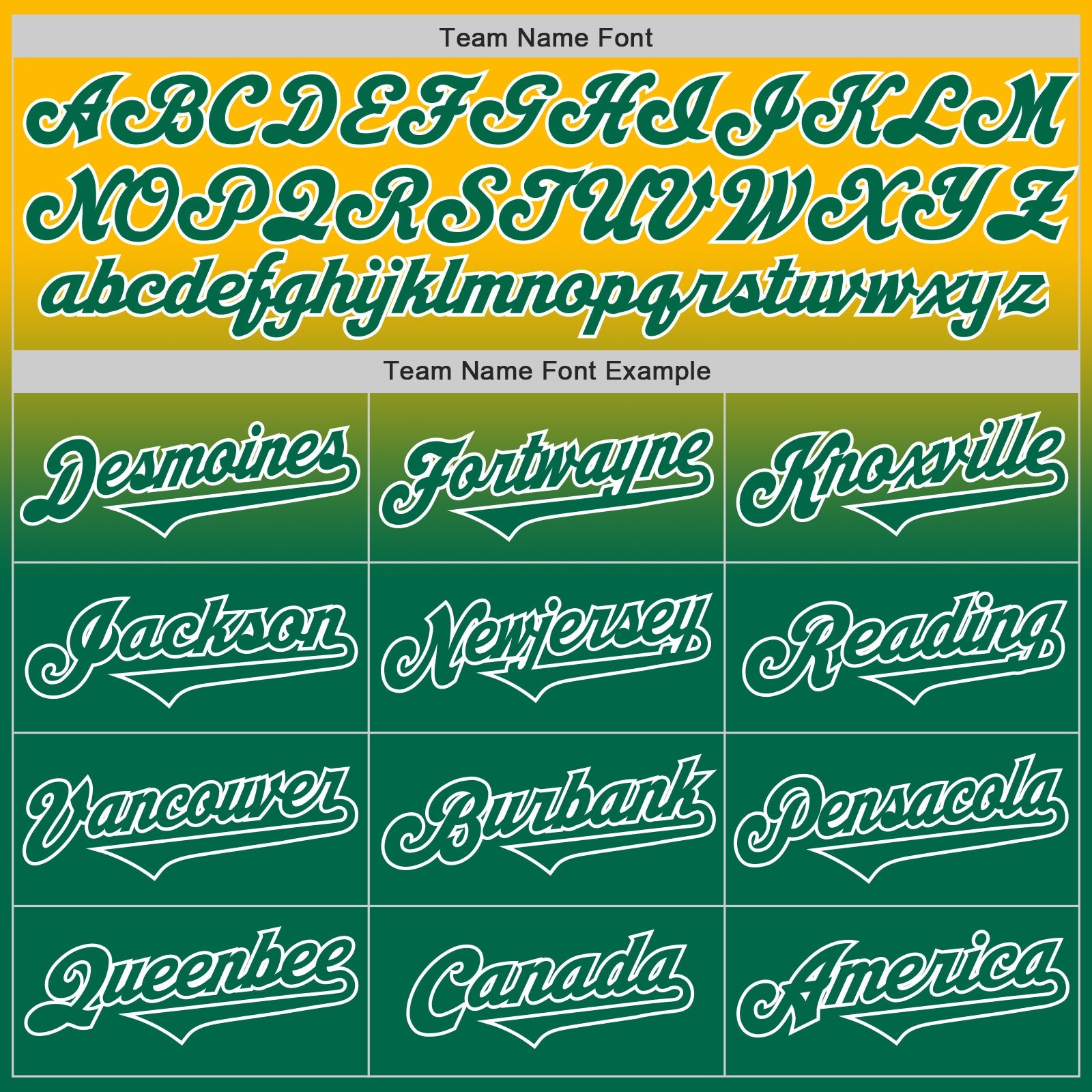 Custom Gold Kelly Green-White Authentic Fade Fashion Baseball Jersey - Sky-Custom