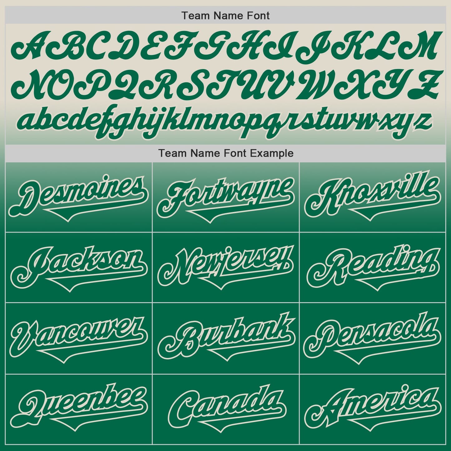Custom Cream Kelly Green Authentic Fade Fashion Baseball Jersey - Sky-Custom