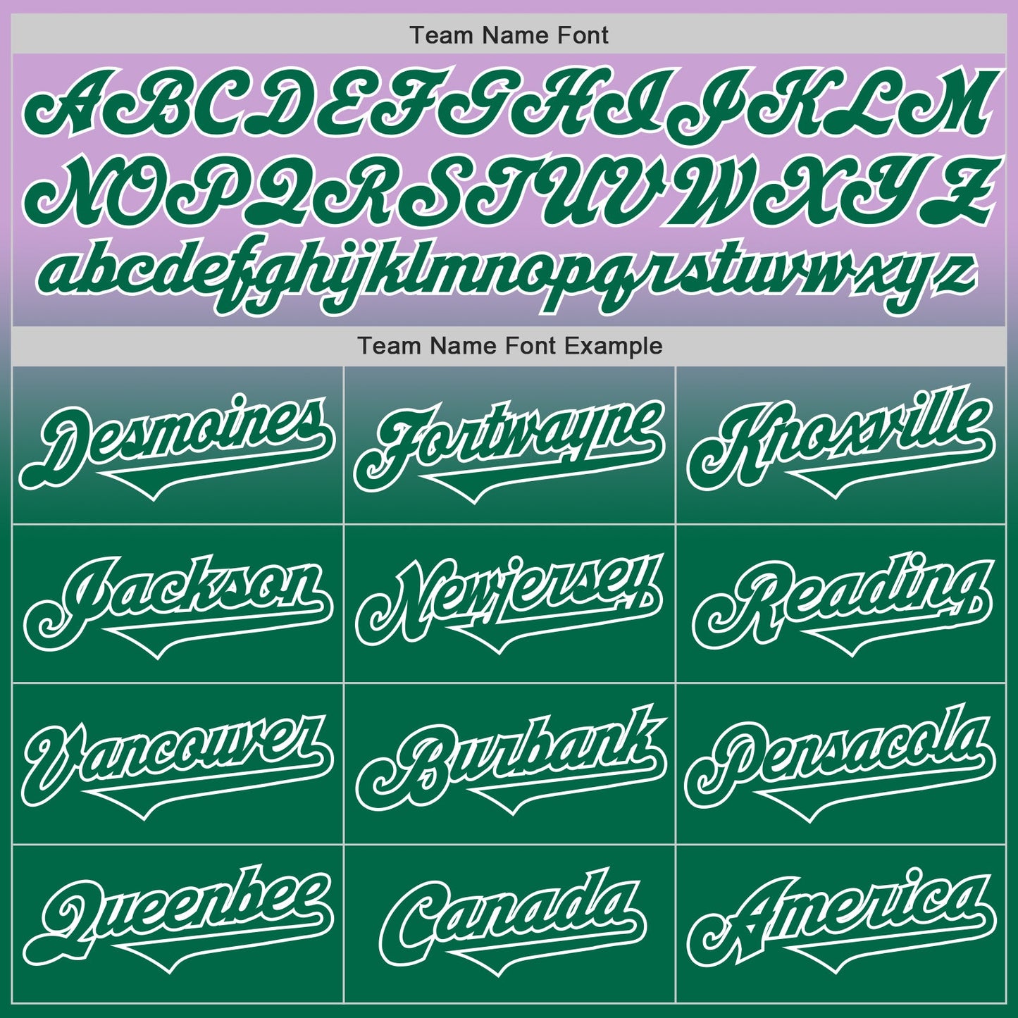 Custom Light Purple Kelly Green-White Authentic Fade Fashion Baseball Jersey - Sky-Custom