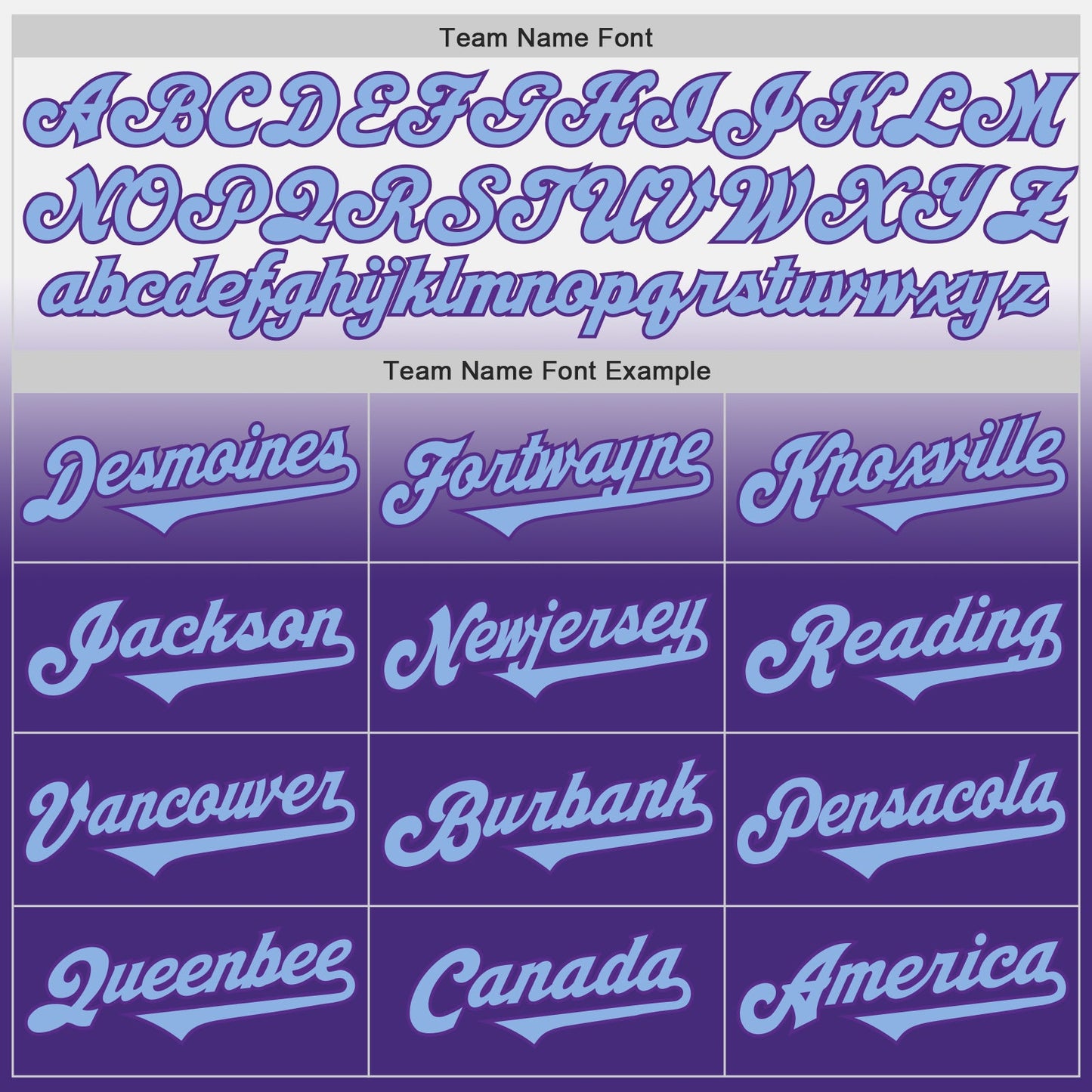 Custom White Light Blue-Purple Authentic Fade Fashion Baseball Jersey - Sky-Custom