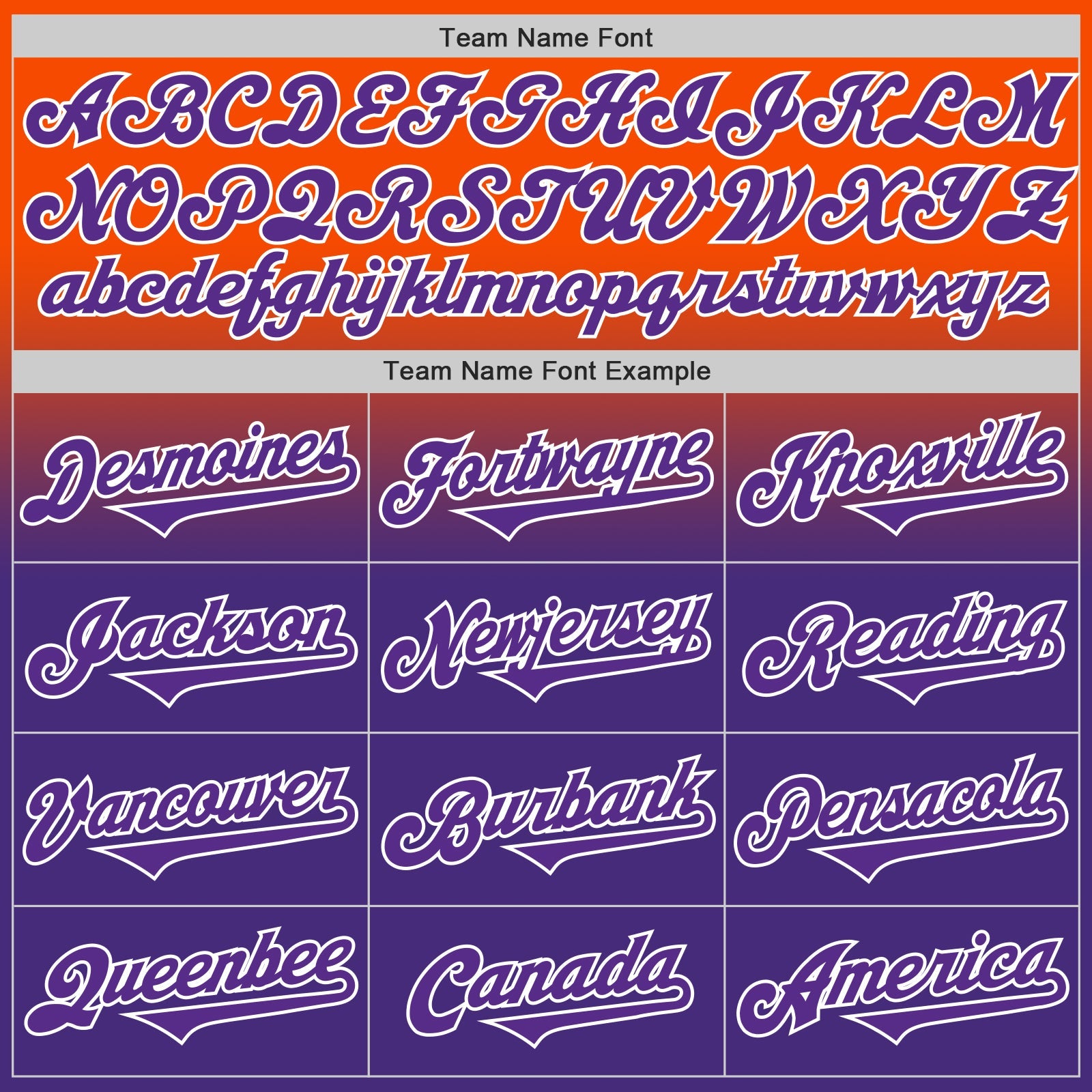 Custom Orange Purple-White Authentic Fade Fashion Baseball Jersey - Sky-Custom