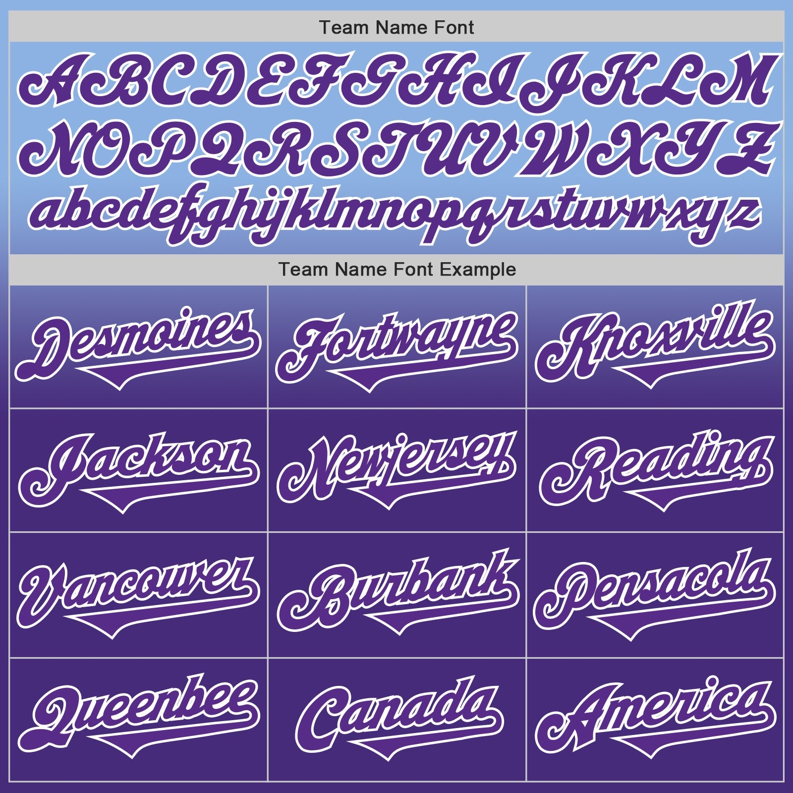 Custom Light Blue Purple-White Authentic Fade Fashion Baseball Jersey - Sky-Custom