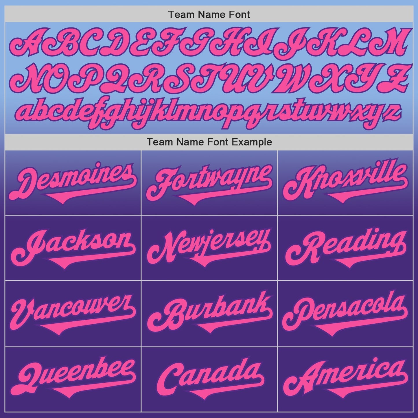 Custom Light Blue Pink-Purple Authentic Fade Fashion Baseball Jersey - Sky-Custom