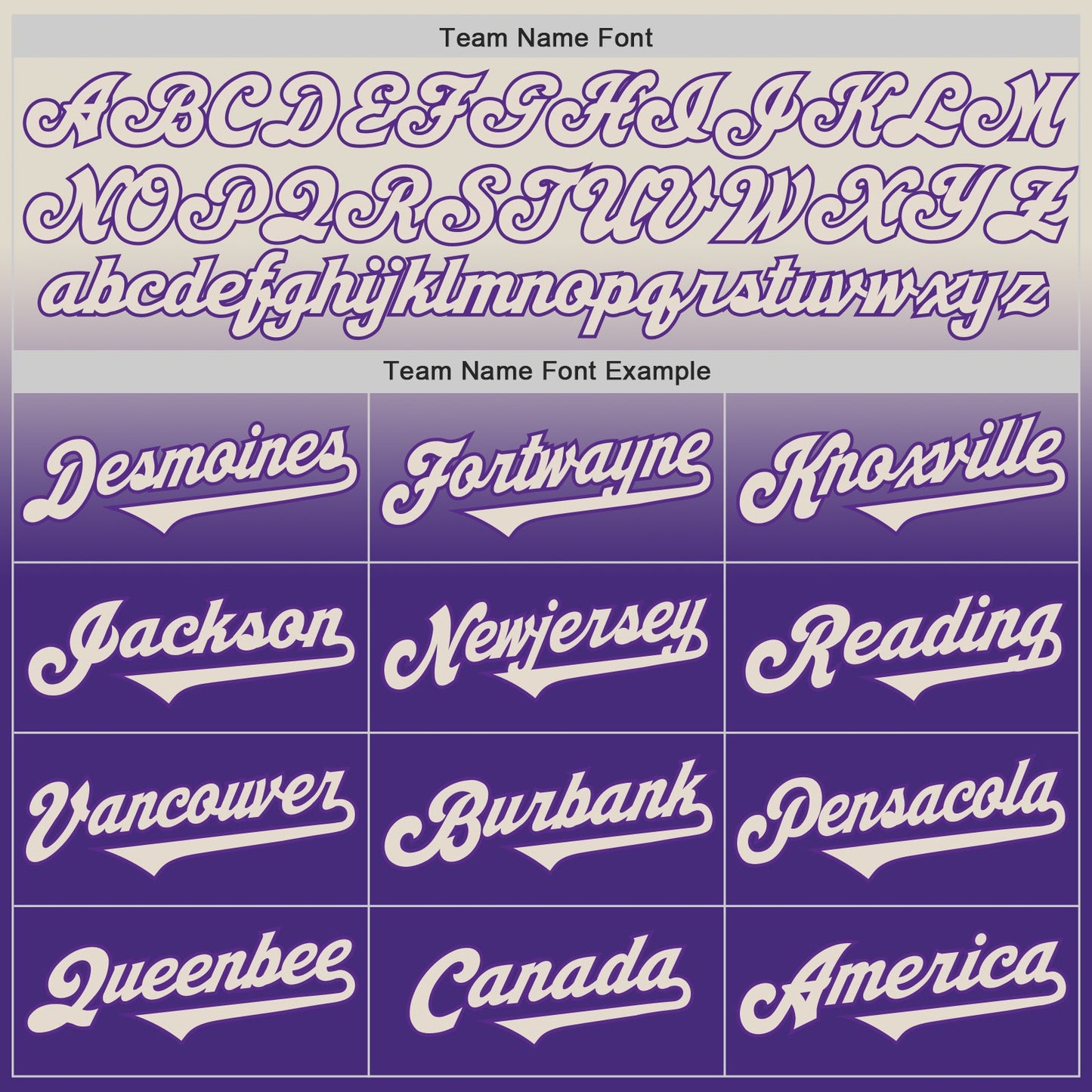Custom Cream Purple Authentic Fade Fashion Baseball Jersey - Sky-Custom