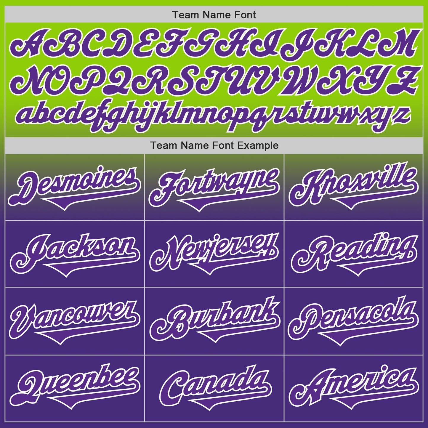Custom Neon Green Purple-White Authentic Fade Fashion Baseball Jersey - Sky-Custom
