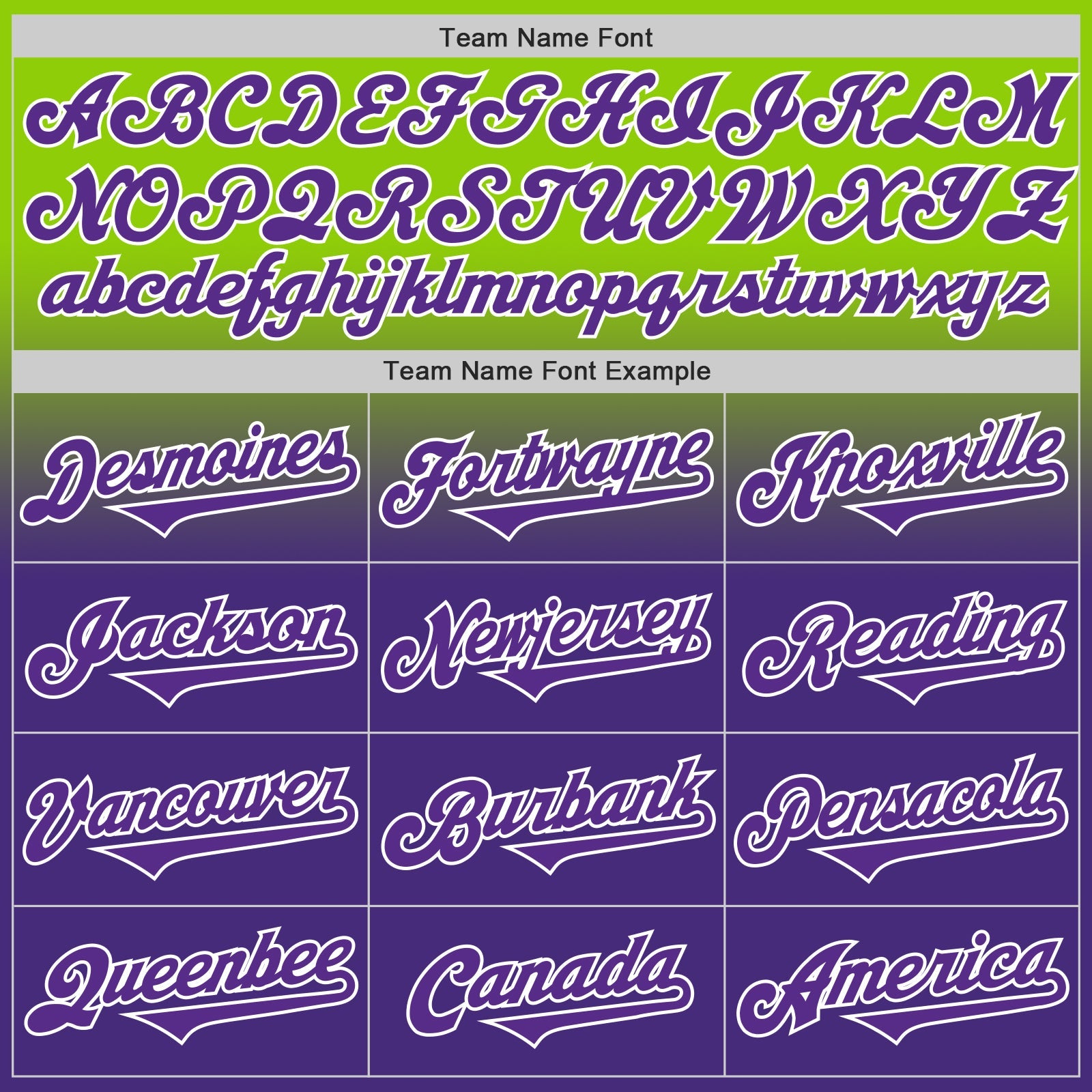 Custom Neon Green Purple-White Authentic Fade Fashion Baseball Jersey - Sky-Custom