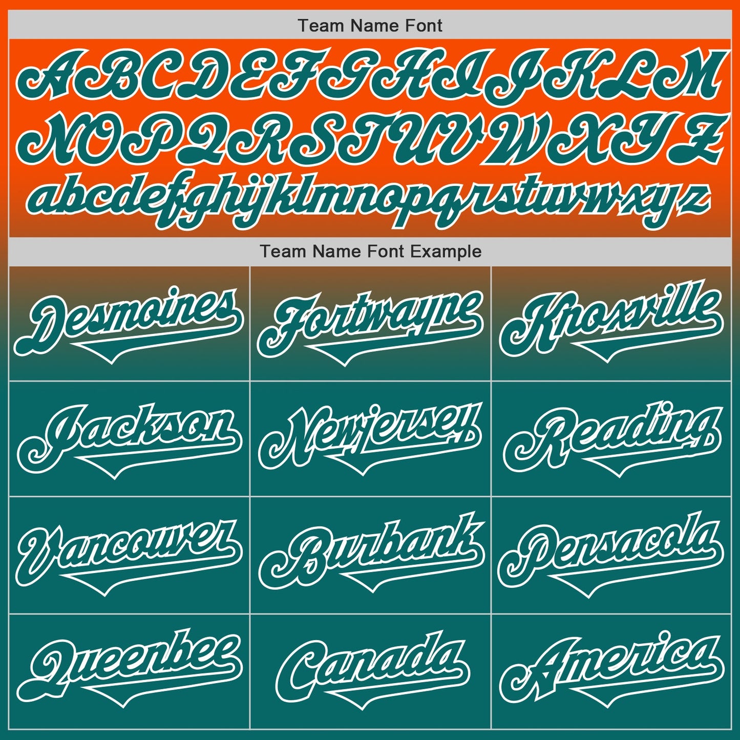 Custom Orange Teal-White Authentic Fade Fashion Baseball Jersey - Sky-Custom