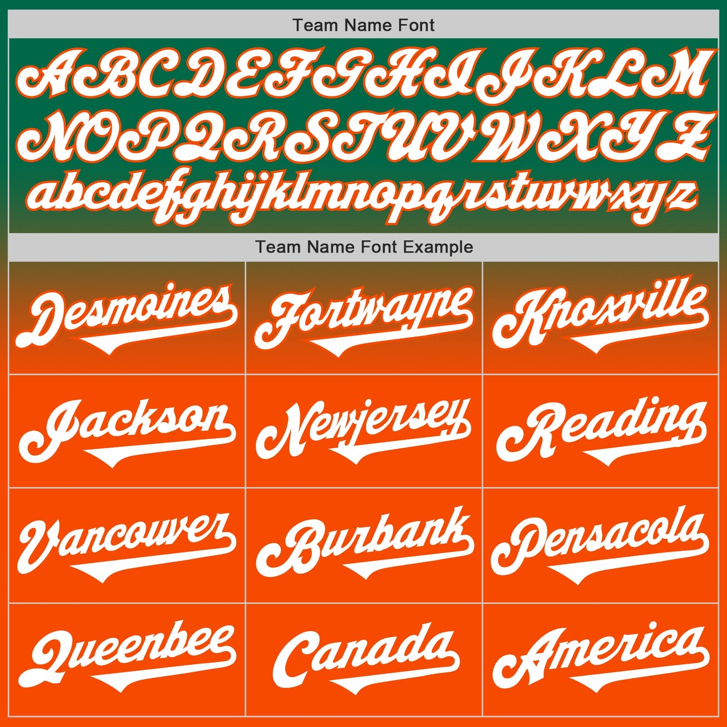 Custom Kelly Green White-Orange Authentic Fade Fashion Baseball Jersey - Sky-Custom