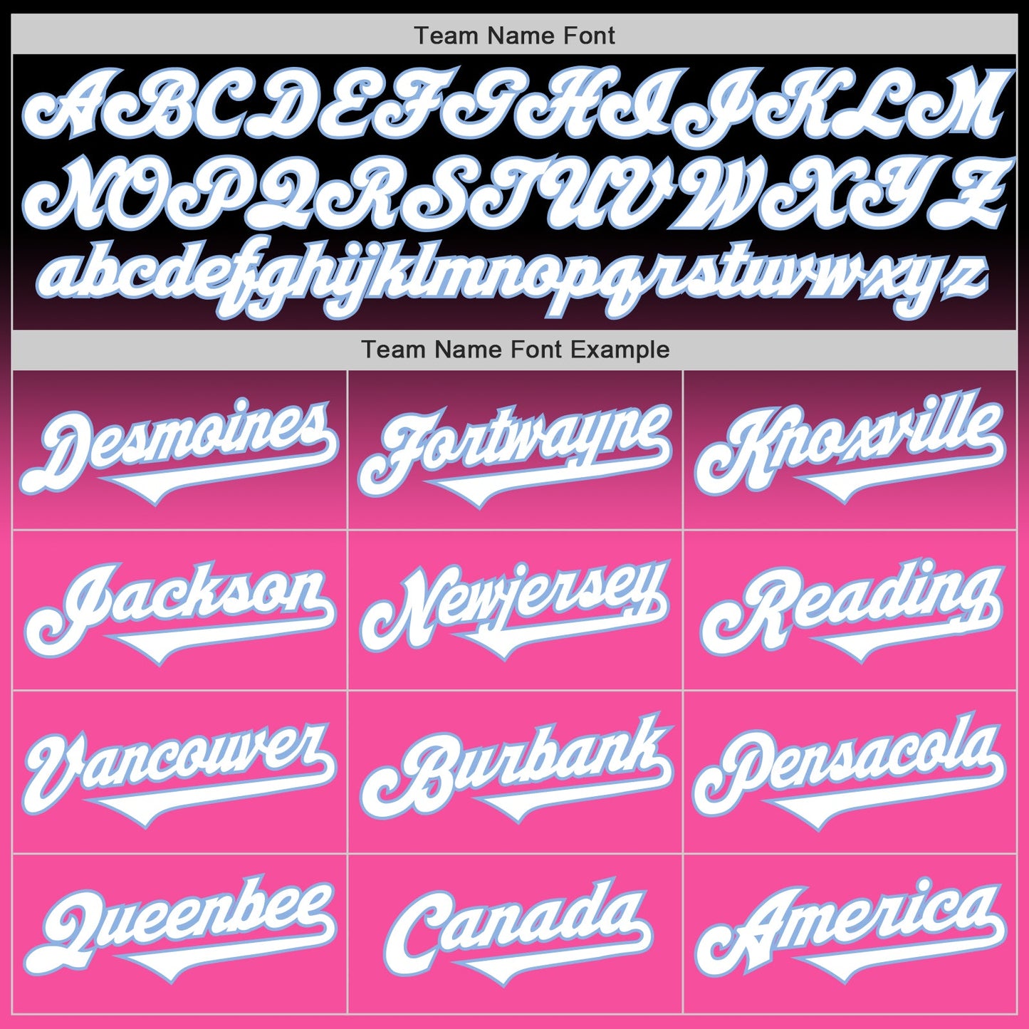 Custom Black White Pink-Light Blue Authentic Fade Fashion Baseball Jersey - Sky-Custom