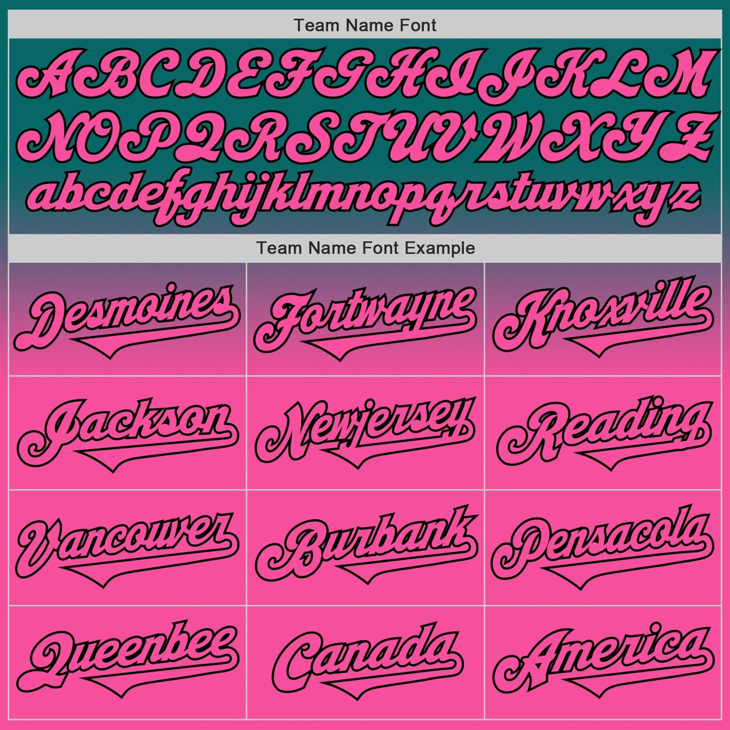 Custom Teal Pink-Black Authentic Fade Fashion Baseball Jersey - Sky-Custom