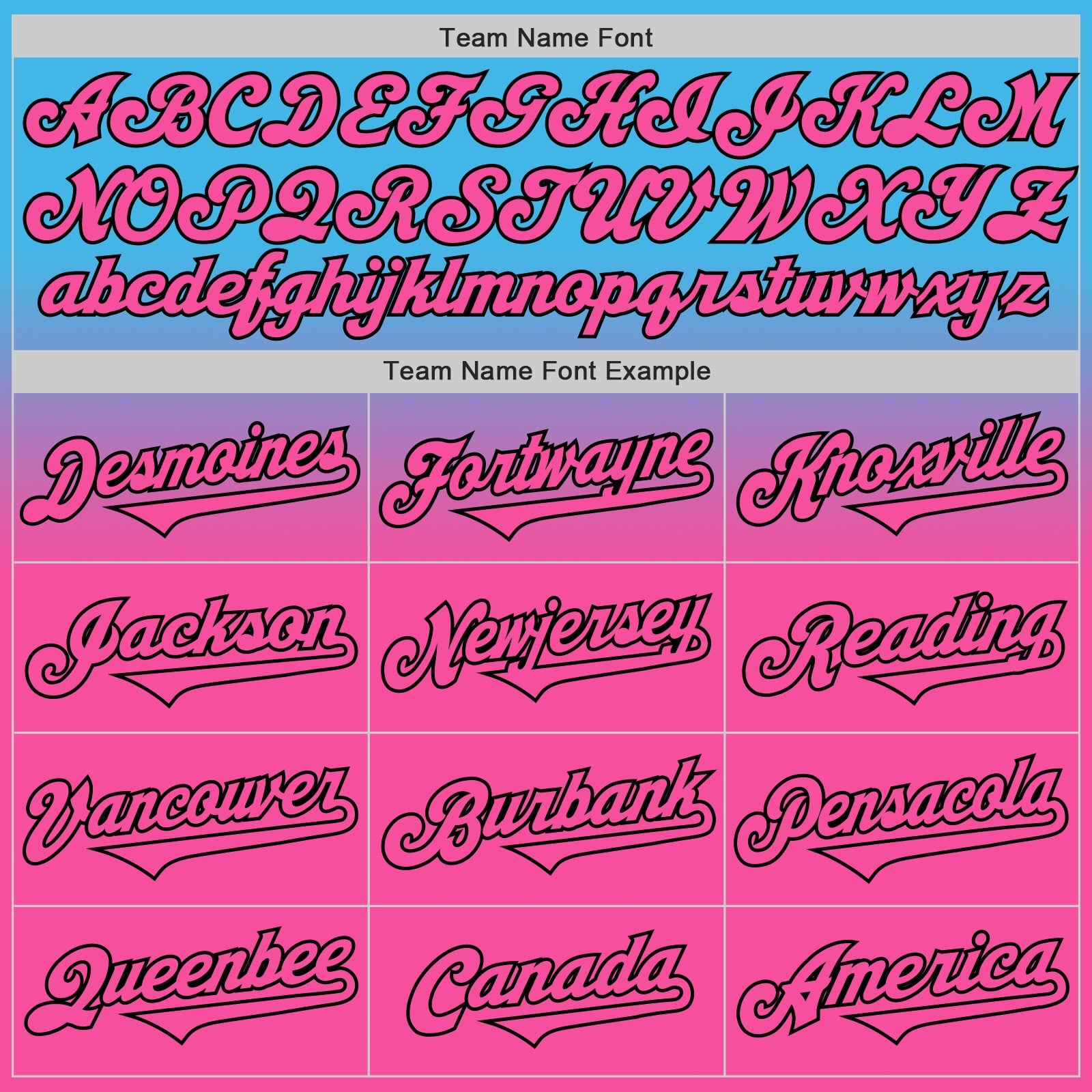 Custom Sky Blue Pink-Black Authentic Fade Fashion Baseball Jersey - Sky-Custom