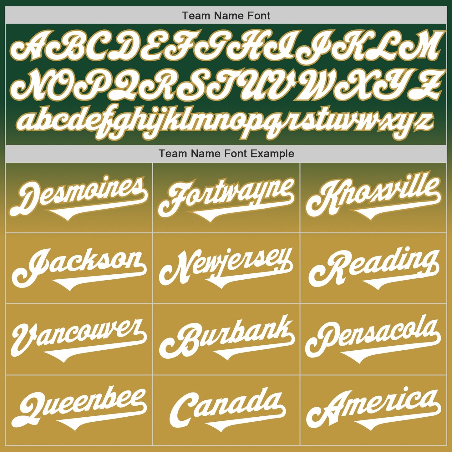 Custom Green White-Old Gold Authentic Fade Fashion Baseball Jersey - Sky-Custom