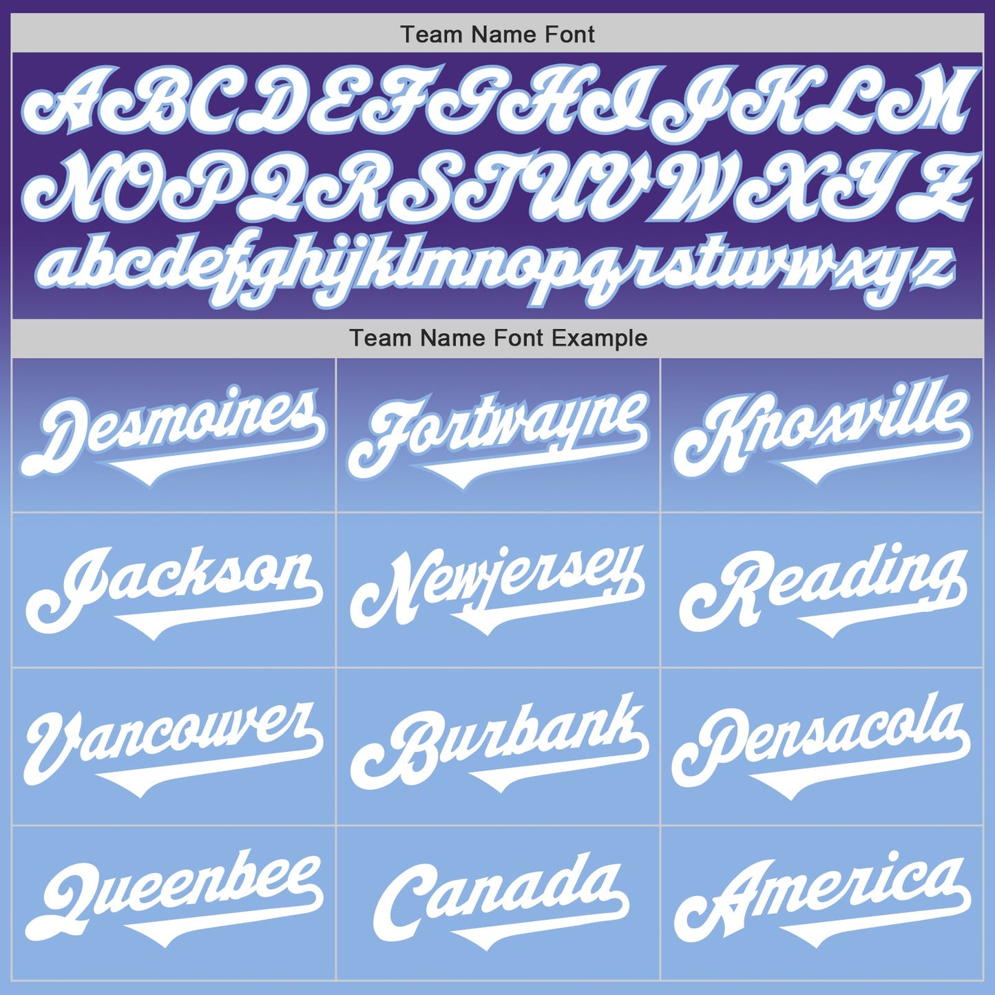 Custom Purple White-Light Blue Authentic Fade Fashion Baseball Jersey - Sky-Custom