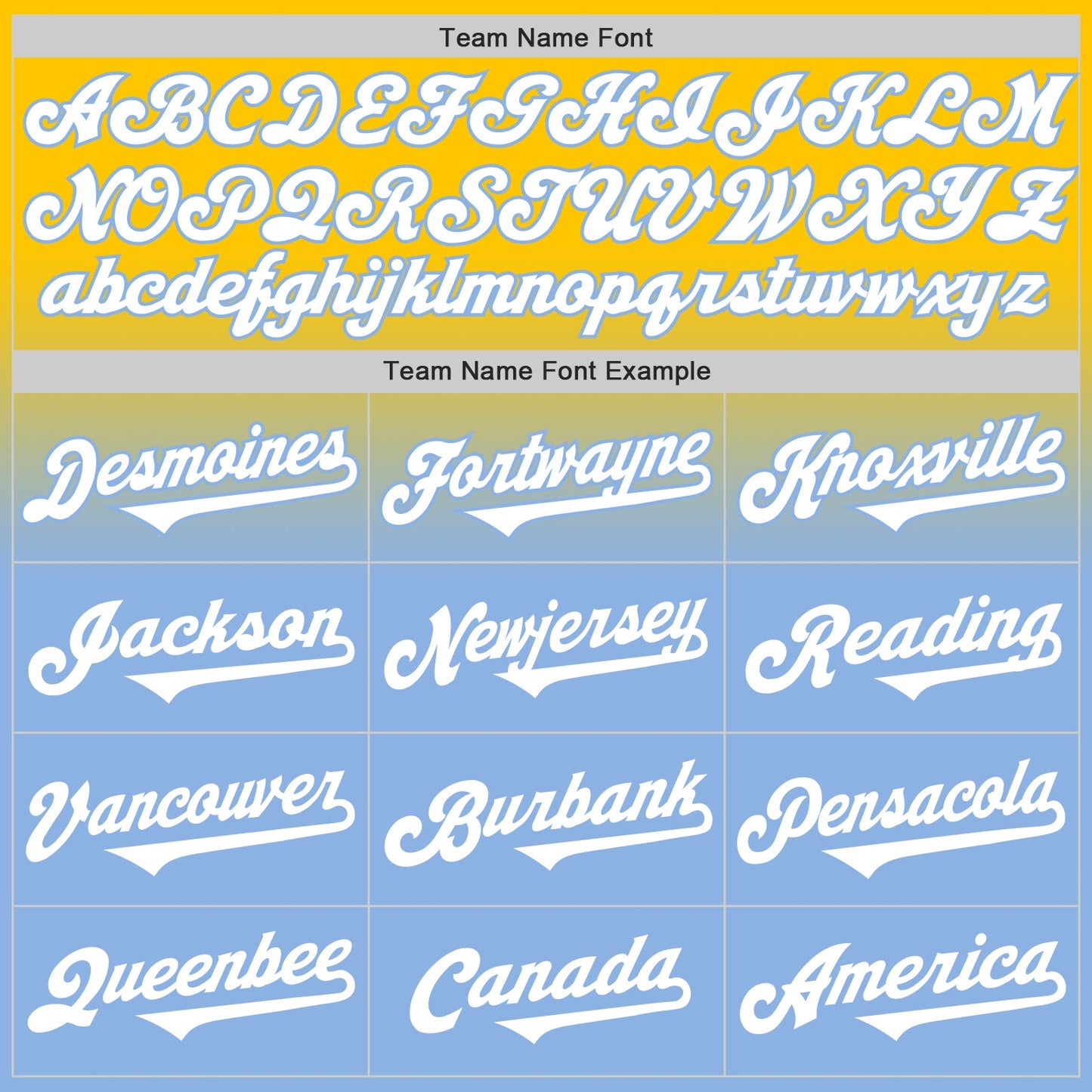 Custom Yellow White-Light Blue Authentic Fade Fashion Baseball Jersey - Sky-Custom