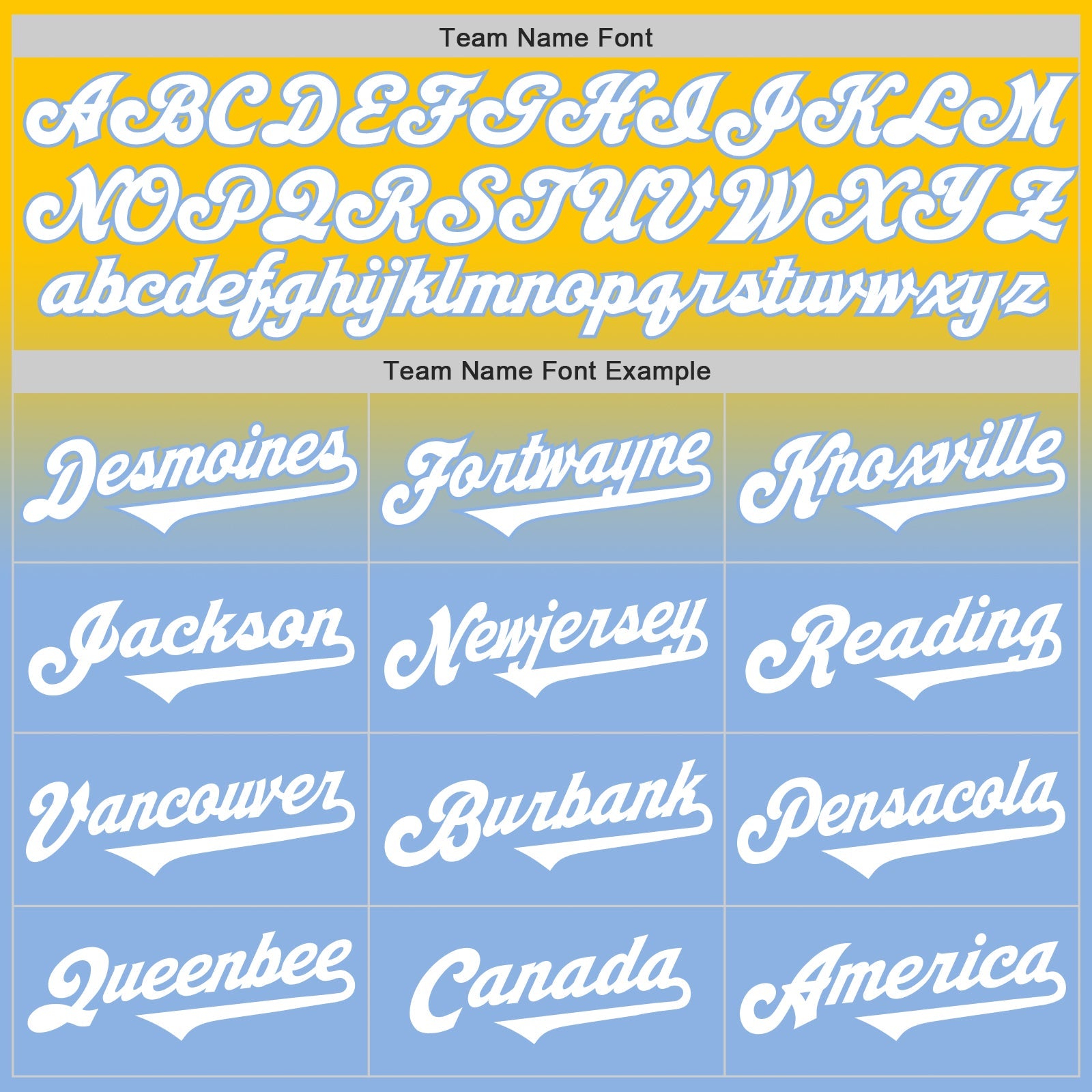 Custom Yellow White-Light Blue Authentic Fade Fashion Baseball Jersey - Sky-Custom
